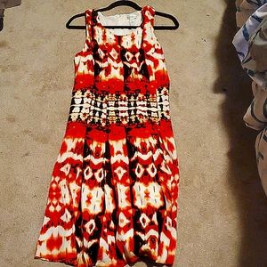 🔴Ladies midi colorful weighted dress